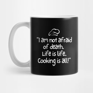 Never underestimate a chef Mug